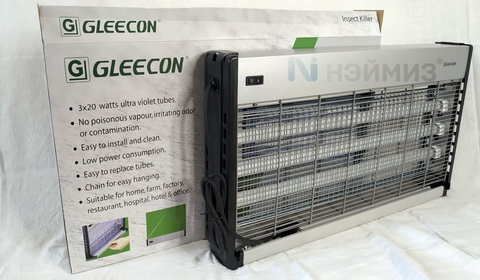 Инсектицидная лампа GC1-60  3*20 ватт  до 400 м2 GLEECON