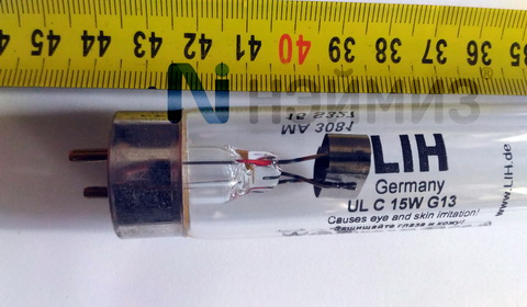 Лампа бактерицидная LIH ULC 15W G13 L=436 mm